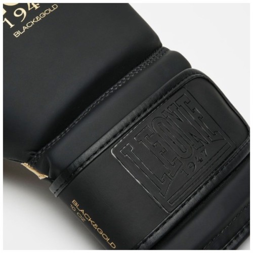 Боксерські рукавички Leone GN059D Black/Gold 10 унцій (GN059D_Bl/Gold_10oz)