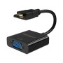 Перехідник HDMI to VGA 0.15m Essager (EZJHV-HY01)