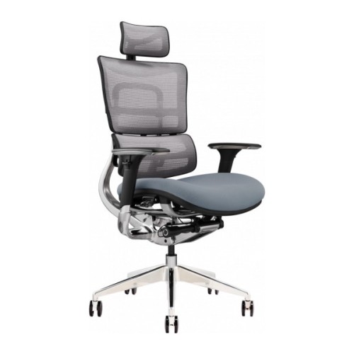 Офісне крісло GT Racer X-801 Bright Gray (X-801 Bright Gray (W-20 B-40))