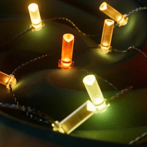 Гірлянда Twinkly Smart LED Strings USB 200 Candle-shaped RGB LEDs, Green Wire, USB-C 12м (TWKC200RGB-G)