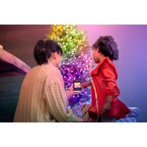 Гірлянда Twinkly Smart LED Strings USB 200 Candle-shaped RGB LEDs, Green Wire, USB-C 12м (TWKC200RGB-G)