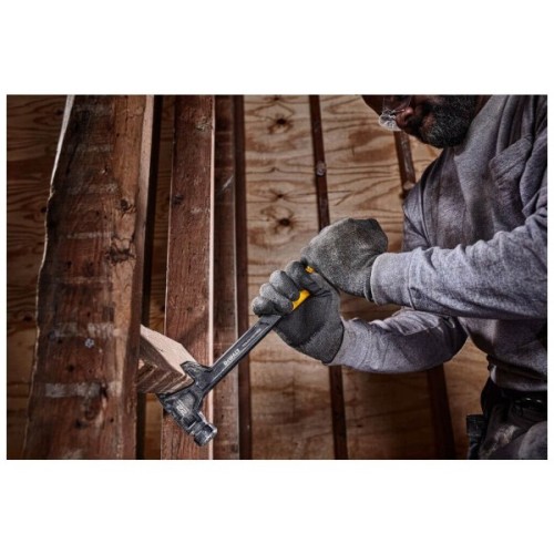 Молоток DeWALT DEM-CLAW демонтажний, суцільнометалевий, 624 г, з прямим цвяхом. (DWHT51008-0)