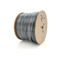 Кабель комбінований Ritar RG59 75 Ом 0,81мм.CU, 64x0.12m CCA, 2x0.5mm2, black, 305м (B305-RG59CU+2x0.5mm C)