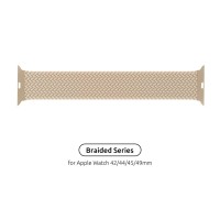 Ремінець до смарт-годинника Armorstandart Braided Solo Loop для Apple Watch 49/46/45/44/42 (Series 1-3) Beige Size 8 (160 mm) (ARM64905)