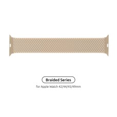 Ремінець до смарт-годинника Armorstandart Braided Solo Loop для Apple Watch 49/46/45/44/42 (Series 1-3) Beige Size 8 (160 mm) (ARM64905)