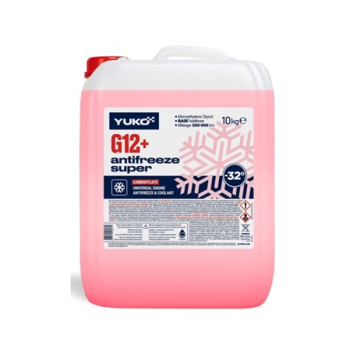 Антифриз Yuko -32 Super G12+ черв. 10л (4823110405611)