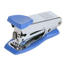 Степлер Buromax металевий МІНІ, 12 аркушів, (скоби №10), 61 х 34 х 25 мм, синій (BM.4151-02)