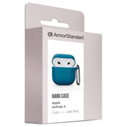 Чохол для навушників Armorstandart Hang Case для Apple AirPods 4 Lake Blue (ARM81281)