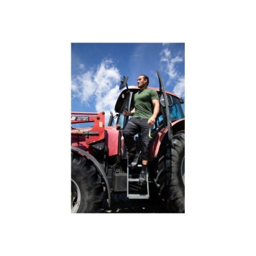 Футболка робоча Hoegert VILS HT5K426-S 100% бавовна темно-зелена, S (48) (HT5K426-S)