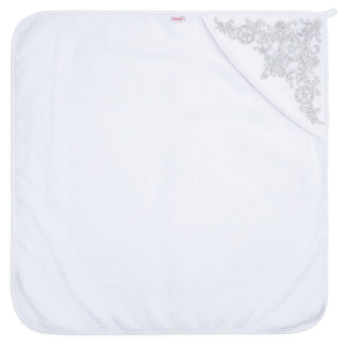 Крижма дитяча Pedaliza зі срібною вишивкою (291-white)