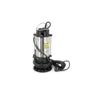 Заглибний насос Voltronic 750W, 220V, до 7 м³/год, підйом до 10 м, 50 мм, INOX, 410х200х235мм, 7,5 кг + перехідник (YT-P-750-10)