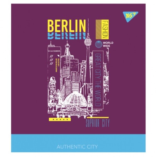 Зошит Yes А5 Dream place 18 аркушів клітинка (766811)