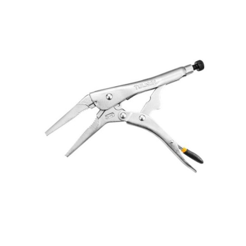 Кліщі Tolsen затискні 165 мм прямі подовжені губки Профі (10381)