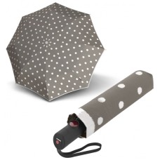 Парасоля Knirps C.205 Medium Duomatic Dot Art Taupe (Kn95-8205-4902)