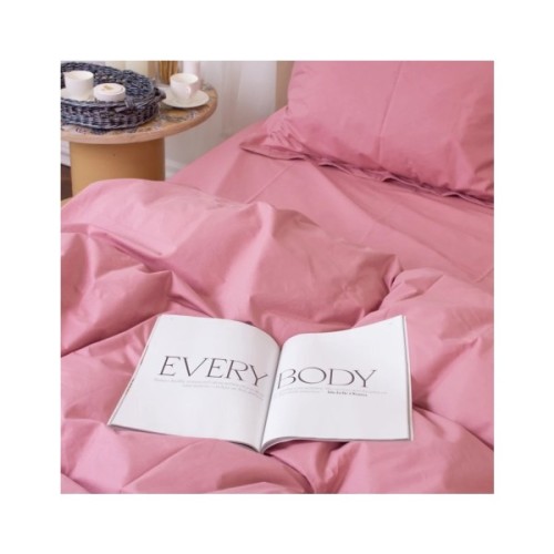 Постільна білизна MirSon Poplin Line 041 Wild rose 200 x 220 (2200006278559)