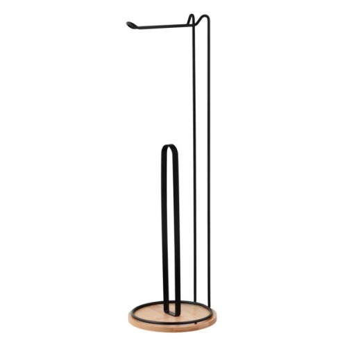 Тримач паперу туалетного Ardesto Minimalism Чорний (ARHB3112BT)