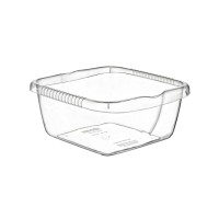 Таз Irak Plastik Квадратний Прозорий 4.5 л (5230)