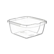 Таз Irak Plastik Квадратний Прозорий 4.5 л (5230)