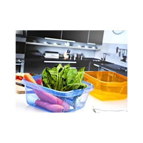 Таз Irak Plastik Квадратний Прозорий 4.5 л (5230)