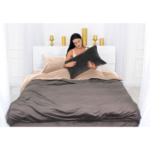Постільна білизна MirSon Велюр Winter Frost 28-0004 + 28-0003 Kohleria Velvet 160х220 (2200004008615)