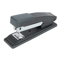 Степлер Buromax металевий, JOBMAX, 20 аркушів, (скоби №24; 26), 112 х 44 х 34 мм, сірий (BM.4258-09)