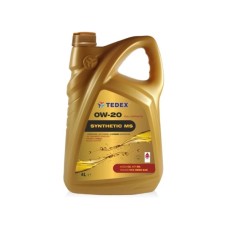 Моторна олива TEDEX SYNTHETIC (MS) MOTOR OIL 0W20 - 4л Моторна олива TEDEX SYNTHETIC (MS) MOTOR OIL 0W20 - 4л