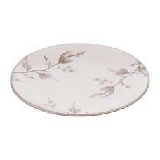 Тарілка Ardesto Asti, 19.4см, кераміка, біло-бежевий (AR1419AB)