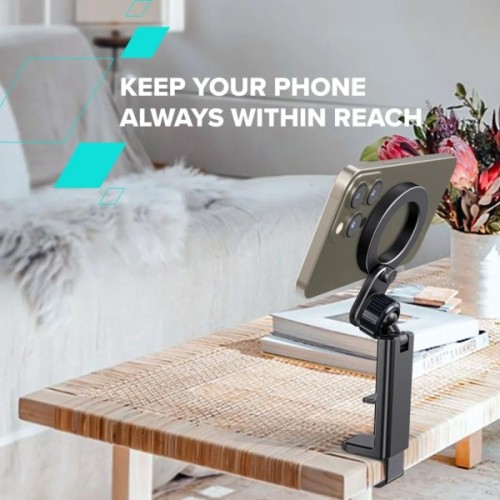 Тримач для смартфонів Canyon Magnetic travel holder OnGrip 11 clip mount Black (CNS-CCHM11)