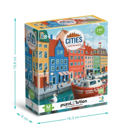 Пазл DoDo Easy-M Міста. Копенгаген (300645)