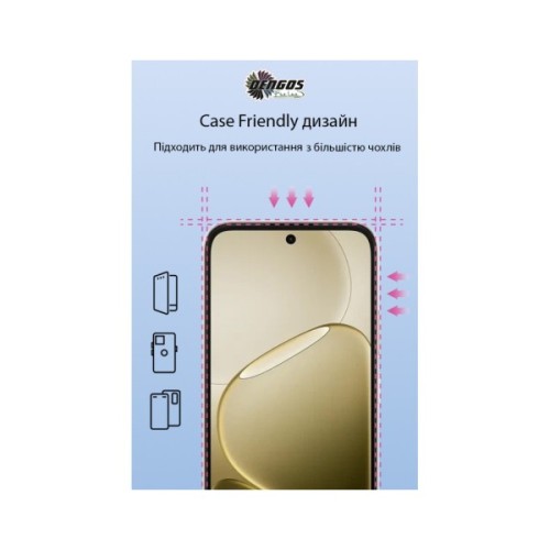 Скло захисне Dengos Full Glue OPPO A6 4G/5G Black (TGFG-450)