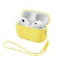 Чохол для навушників Armorstandart Silicone Case with straps For Apple AirPods Pro 3 Yellow (ARM91288)