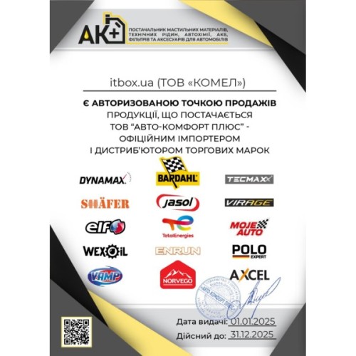 Моторна олива Yuko DYNAMIC 10W-40 1л (4820070242065)