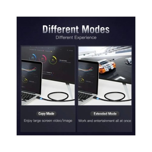 Кабель мультимедійний HDMI M to HDMI M 2.0m 4K60Hz black Vention (AAGBH)