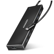 Концентратор AXAGON USB-C to 7xUSB 3.0 black (HUE-F7C)