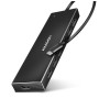 Концентратор AXAGON USB-C to 7xUSB 3.0 black (HUE-F7C)