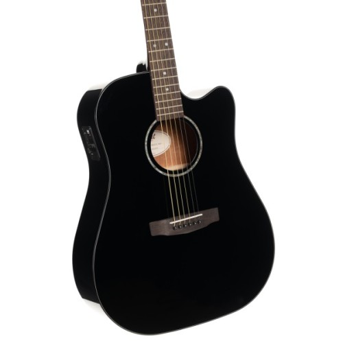 Гітара електроакустична Cort Earth 60CE Black Gloss