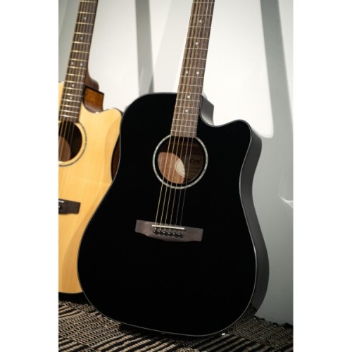 Гітара електроакустична Cort Earth 60CE Black Gloss