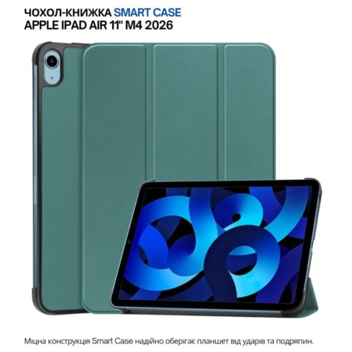 Чохол до планшета BeCover Smart Case Apple iPad Air 11" M4 2026 Dark Green (715196)