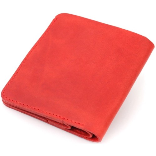 Портмоне Shvigel Шкіряне Червоне (16602)