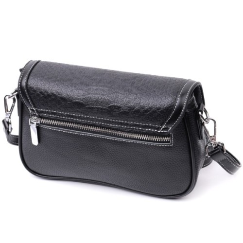 Сумка Vintage З натуральної шкіри Чорна (22624)