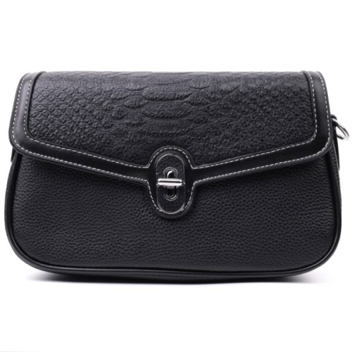 Сумка Vintage З натуральної шкіри Чорна (22624)