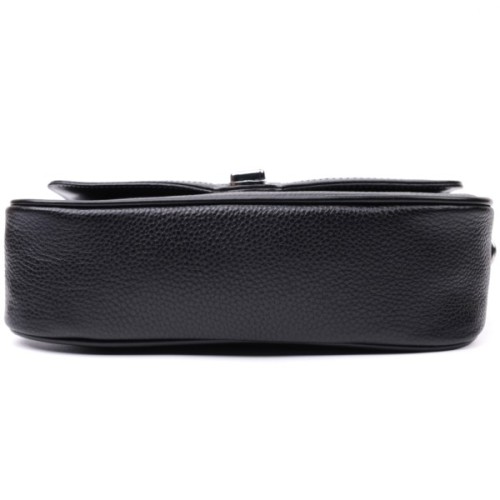 Сумка Vintage З натуральної шкіри Чорна (22624)