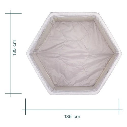 Дитячий манеж Tutti Bambini Hexa сірий (511800/GR)