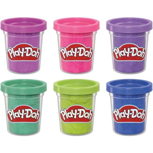 Набір для творчості Hasbro Play-Doh Sparkle collection 6 баночок (F9932)