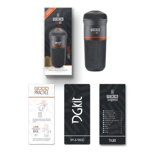 Аксесуар для кемпінгової кавоварки Wacaco Nanopresso DG Kit, резервуар 140мл, чашка, адаптер для капсул (DG_KIT)