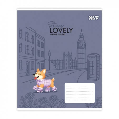 Зошит Yes Stay lovely А5 12 аркушів лінія (768766)