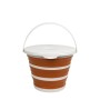 Відро складане Tribe Water Bucket Lid 10 л з кришкою terracota (T-FJ-0050-terracota)