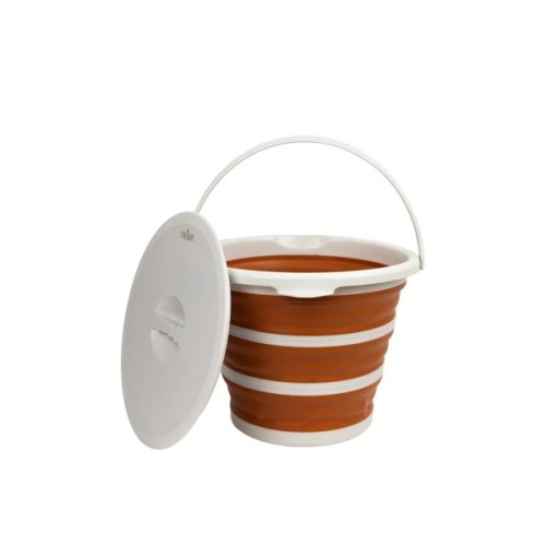Відро складане Tribe Water Bucket Lid 10 л з кришкою terracota (T-FJ-0050-terracota)