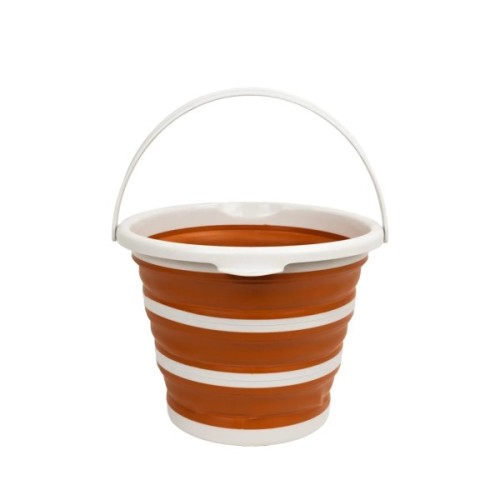 Відро складане Tribe Water Bucket Lid 10 л з кришкою terracota (T-FJ-0050-terracota)