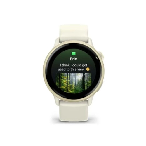Смарт-годинник Garmin vivoactive 6, Bone/Lunar Gold, GPS смарт-годинник (010-02985-01)